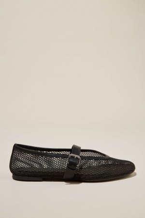 Mocasines Cotton On Amy Round Mary Jane Ballet Mujer Negras | qzgc06O7bvf