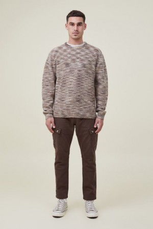 Pantalon Cotton On Military Cargo Hombre Chocolate | bNmisiDpEWa