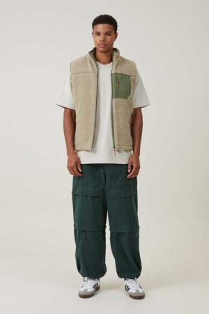 Pantalon Cotton On Parachute Super Baggy Hombre Verde | qDO0EhCaErJ