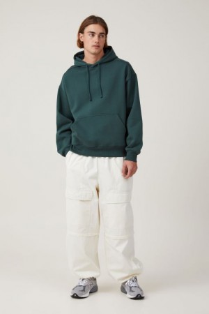 Pantalon Cotton On Parachute Super Baggy Hombre Ecru | DO0Iibq2Cfp