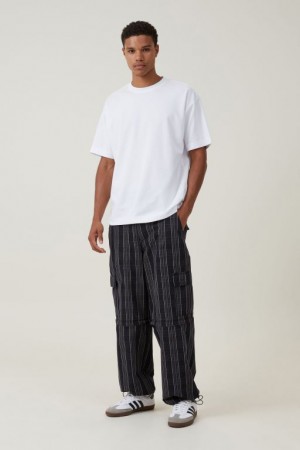 Pantalon Cotton On Parachute Zip Off Hombre Negras | FuNe7TVpKFe