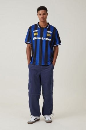 Pantalon Cotton On Parachute Zip Off Hombre Azul Marino | wXRY1PXLHmB