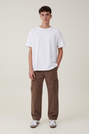 Pantalon Cotton On Tactical Cargo Hombre Marrones Oscuro | 8Sc6wnJ8G0M