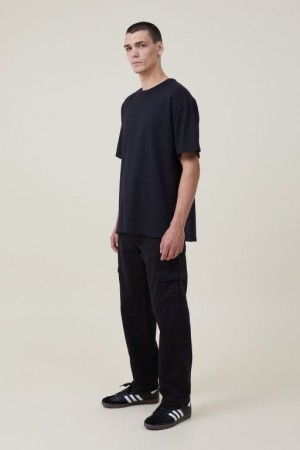 Pantalon Cotton On Tactical Cargo Hombre Negras | ji8iFoiEuL7