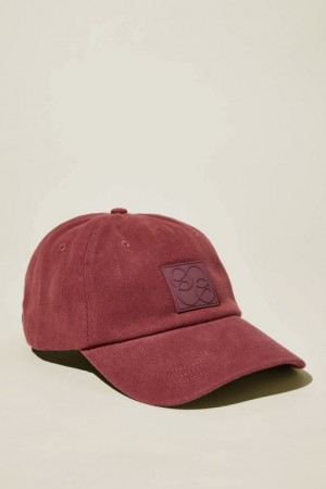 Sombreros Cotton On Classic Monogram Patch Mujer Sangria | xTJM8DBRNgW
