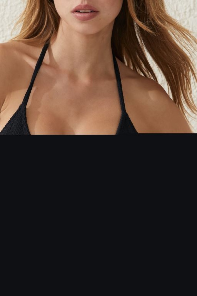 Arriba De Bikini Cotton On Slider Triangle Mujer Negras | mLsBHWvxiPg