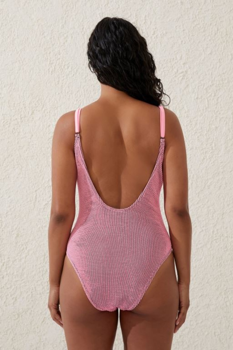 Body Cotton On Thin Correa Low Scoop One Piece Cheeky Mujer Negras | C8Ig1eTxmiV