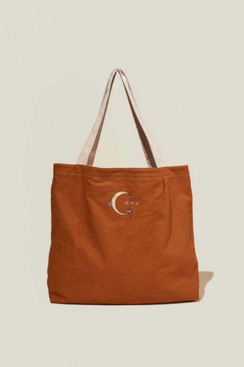 Bolsas Cotton On Dakota Oversized Tote Mujer Naranjas | Z72Jzfg3Nwz