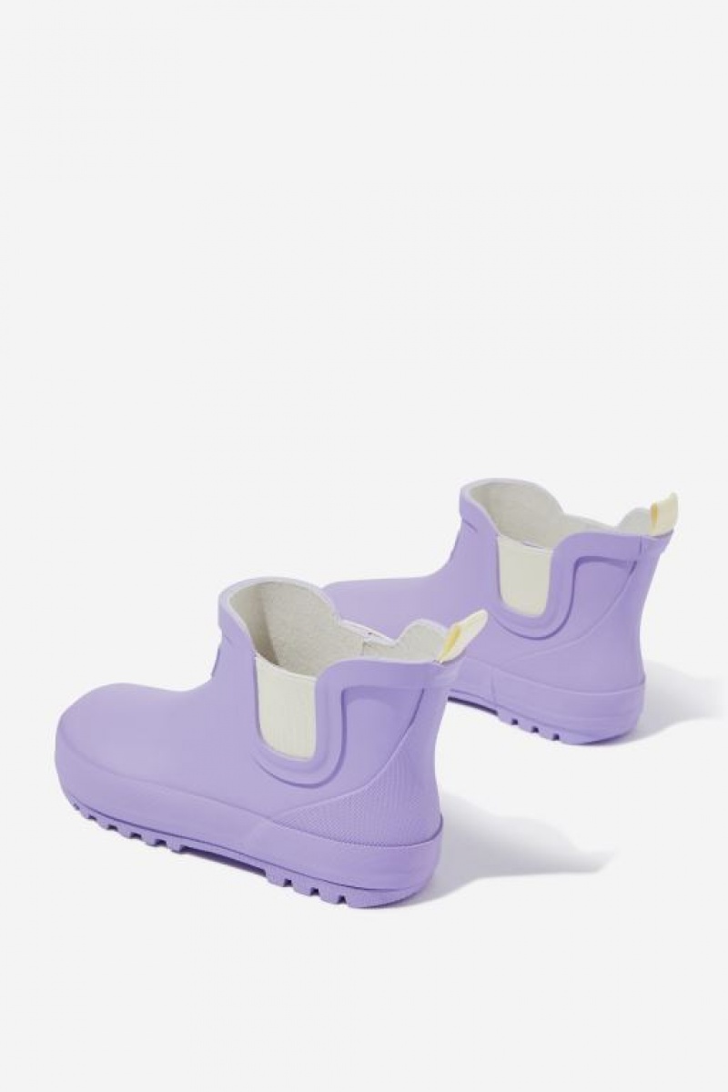 Botas Cotton On Rainy Day Gusset Niña Moradas | XAUNC2swcgu