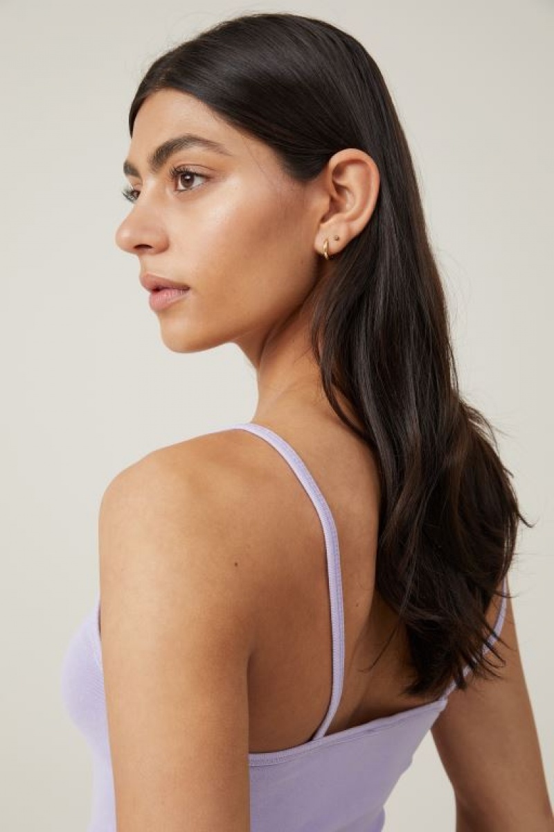 Cami Cotton On Madison V Neck Mujer Moradas | 4UrOSDpfw7c