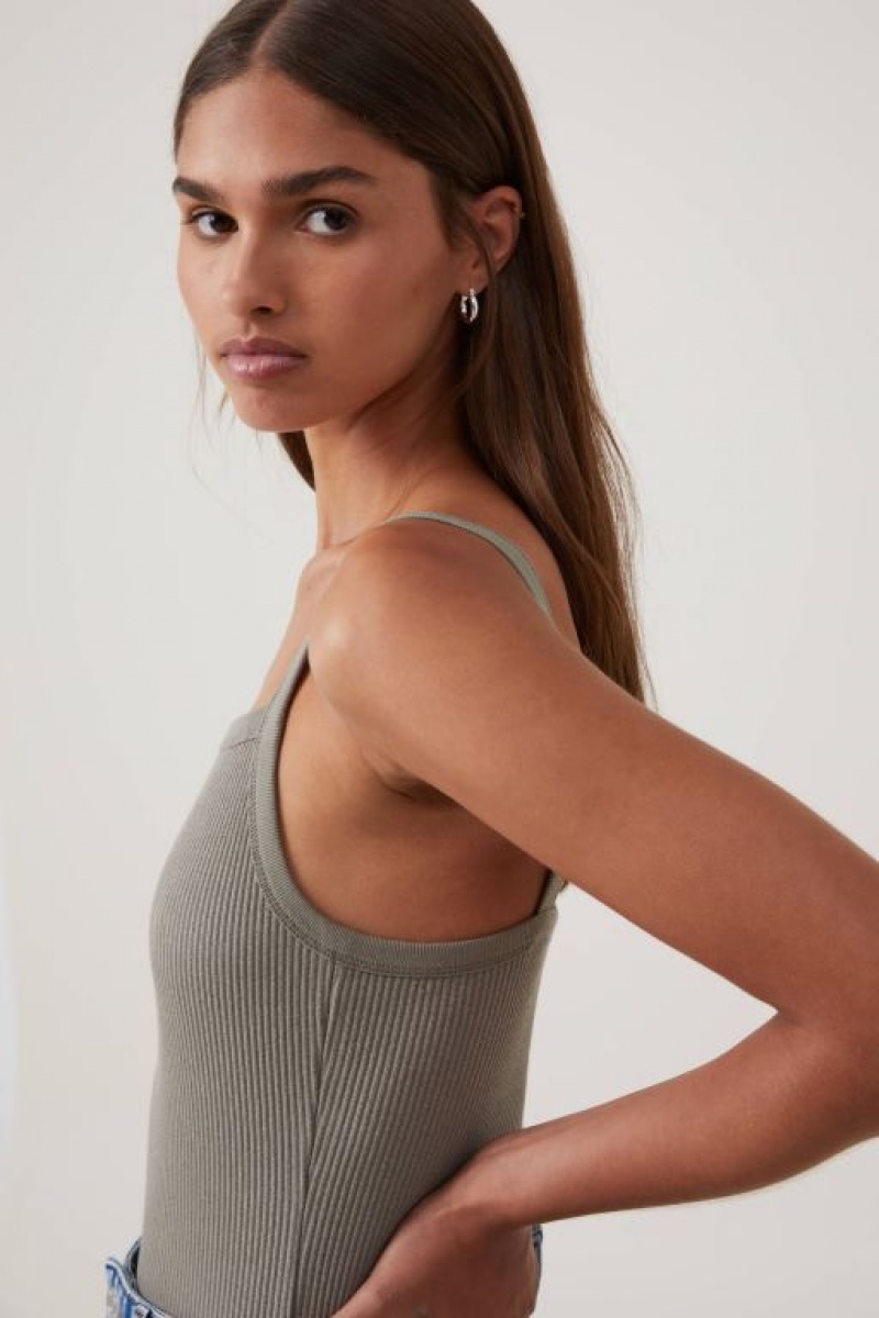 Cami Cotton On Rory Directo Neck Mujer Woodland | fZa4Oma7Ekd
