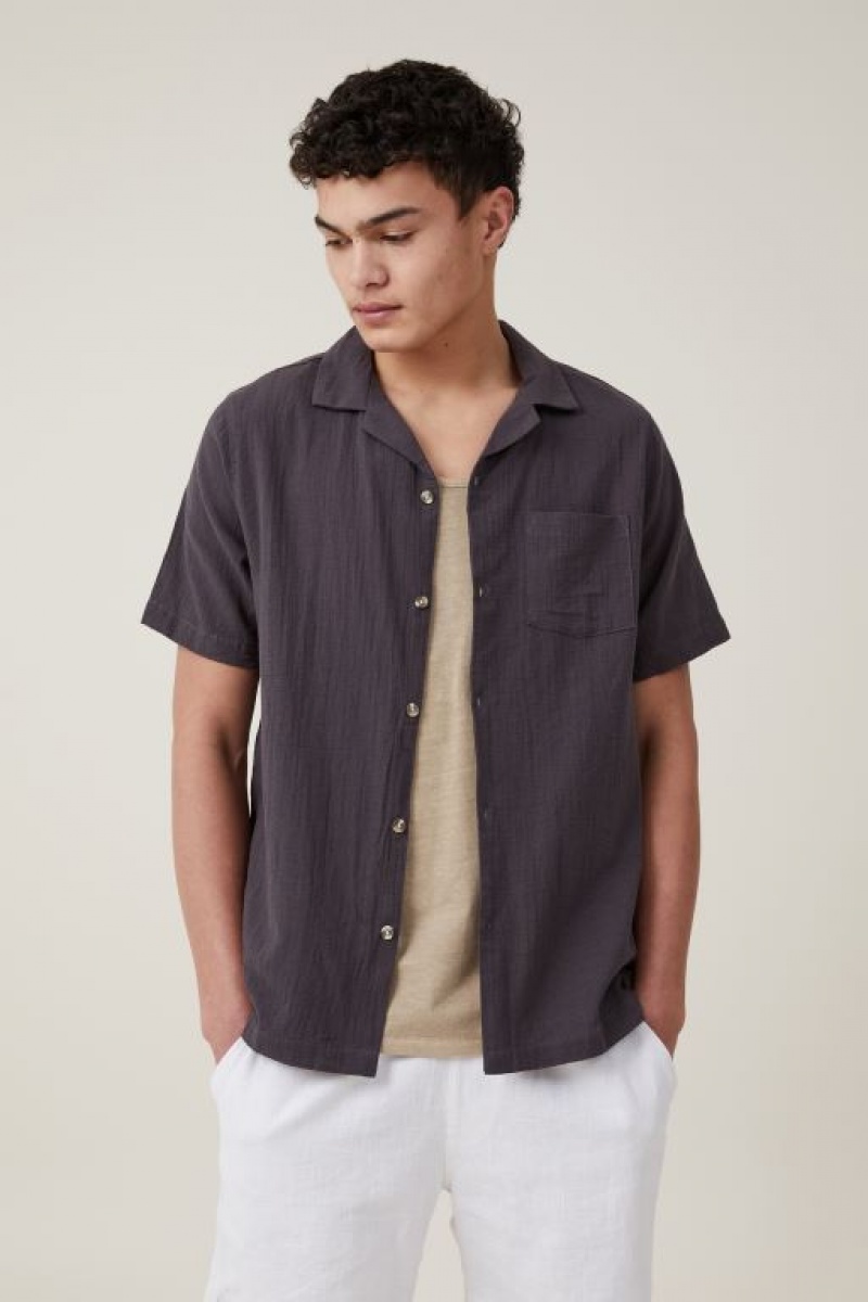 Camisas Cotton On Riviera Corta Sleeve Hombre Faded | x3dbE13YFRx