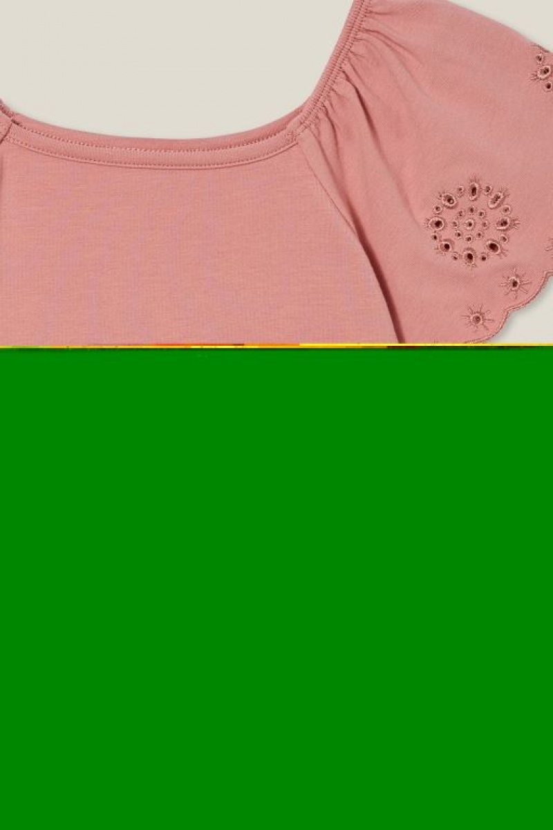 Camiseta Cotton On Ava Corta Sleeve Niña Clay | vHvHg7KEOEi
