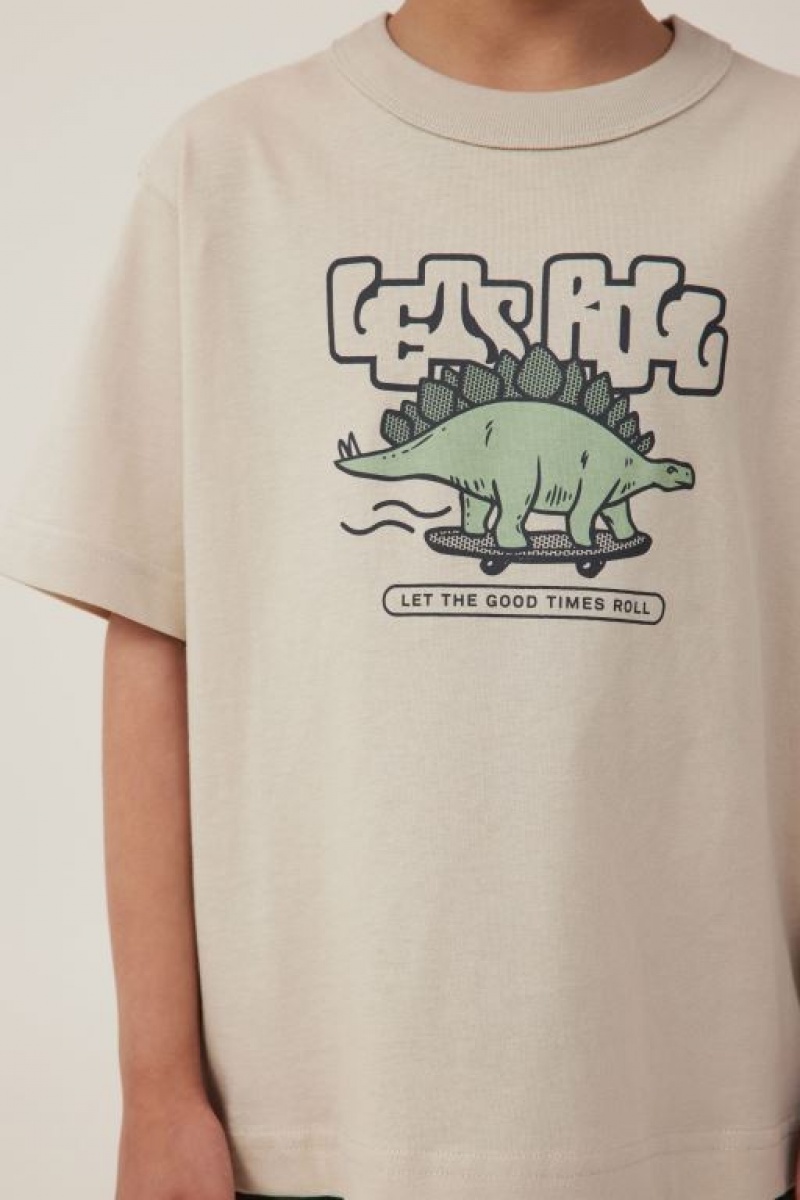 Camiseta Cotton On Jonny Corta Sleeve Print Niño Rainy | XgL7cS6tCIx