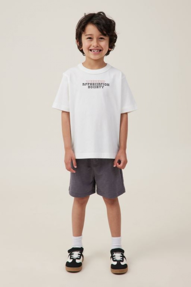 Camiseta Cotton On Jonny Corta Sleeve Print Niño Amarillo Claro | 7HAbuTB0sO5