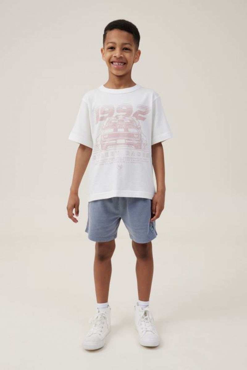 Camiseta Cotton On Jonny Corta Sleeve Print Niño Amarillo Claro | JeQ9A3kRRR1