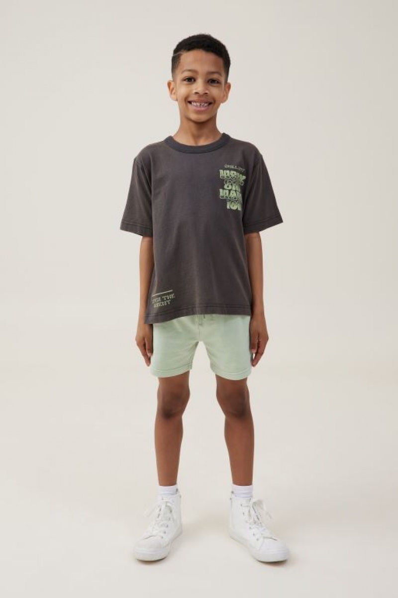 Camiseta Cotton On Jonny Corta Sleeve Print Niño Phantom | odrEjSlHqF5