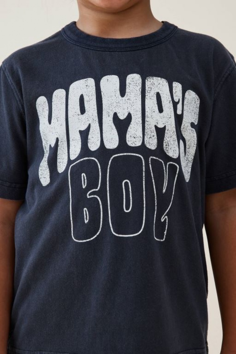 Camiseta Cotton On Jonny Corta Sleeve Print Niño Phantom | s0InqRfWAp9