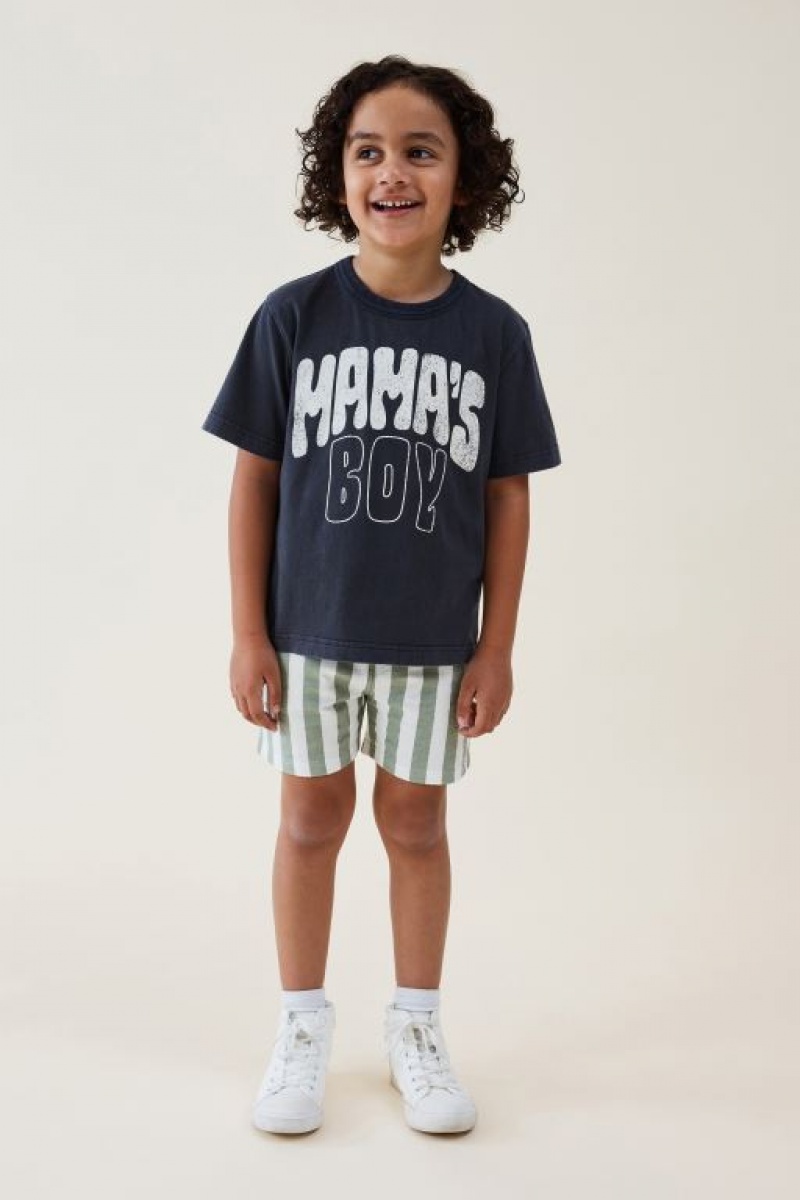 Camiseta Cotton On Jonny Corta Sleeve Print Niño Phantom | s0InqRfWAp9