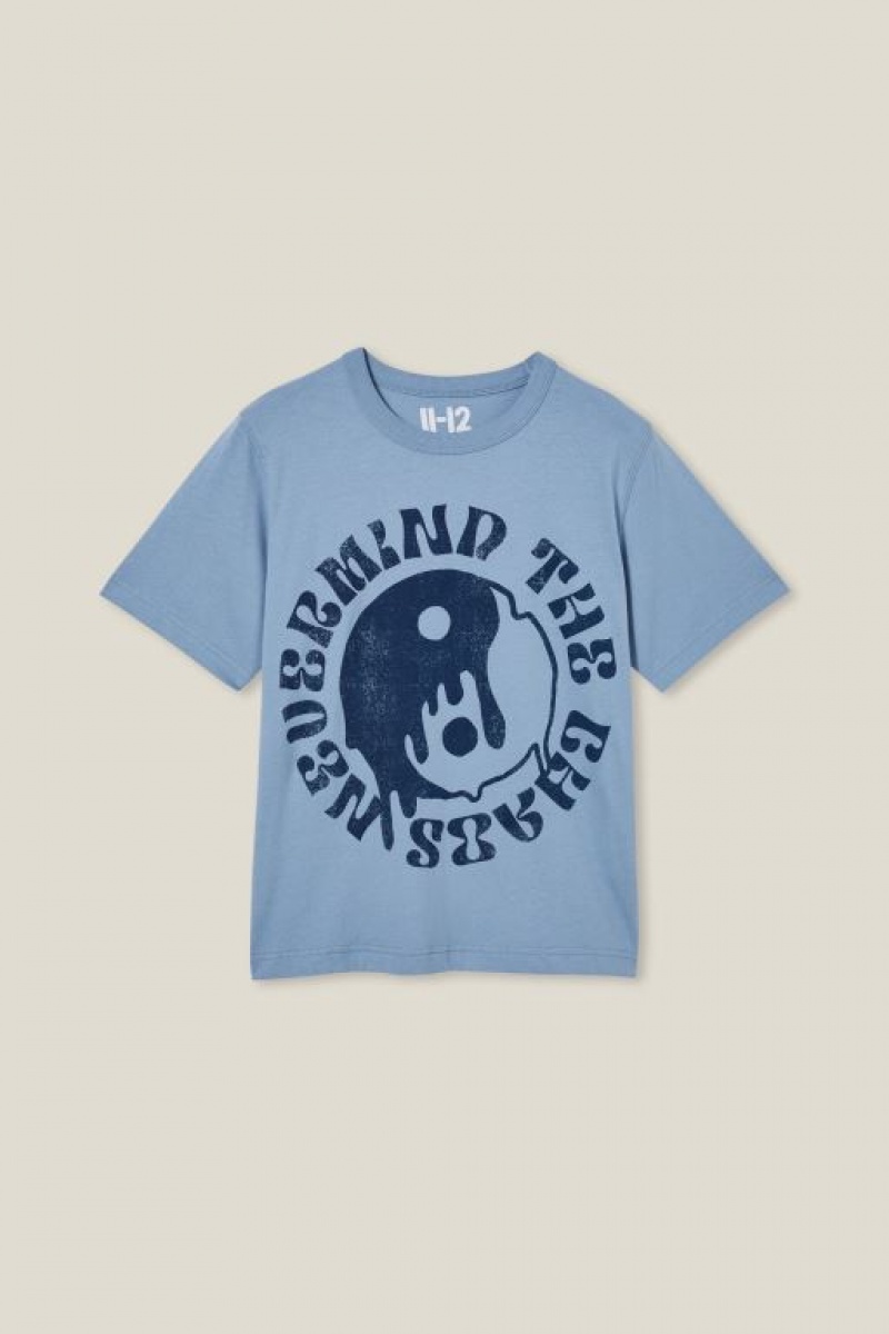 Camiseta Cotton On Jono Corta Sleeve Print Niño Azules | bY8CeSjqyZG