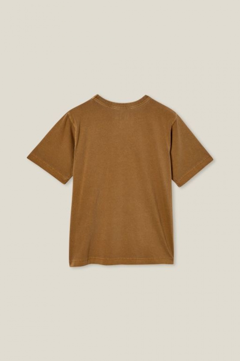 Camiseta Cotton On Jono Corta Sleeve Print Niño Marrones Naranjas | lY7SLqebEct