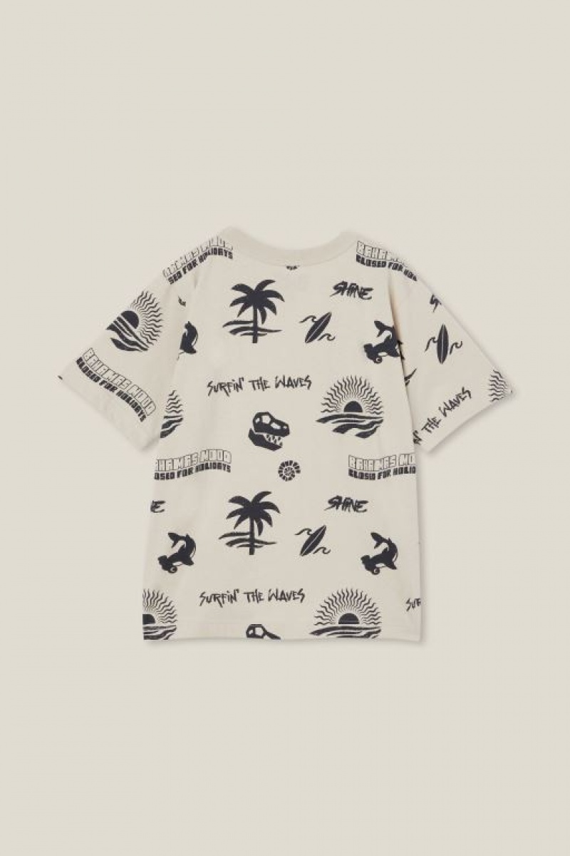 Camiseta Cotton On Jono Corta Sleeve Print Niño Rainy | Dew7wsMWDgz