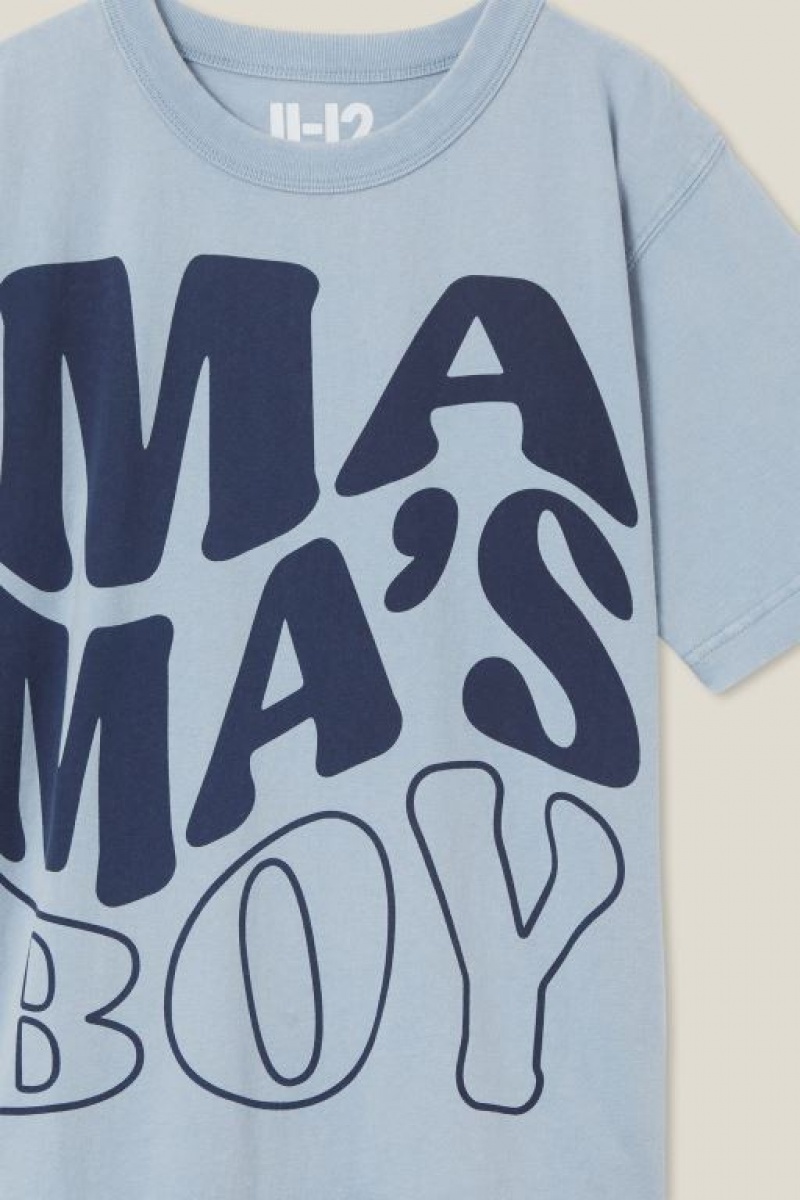 Camiseta Cotton On Jono Corta Sleeve Print Niño Azules | txgxqHYyHE6