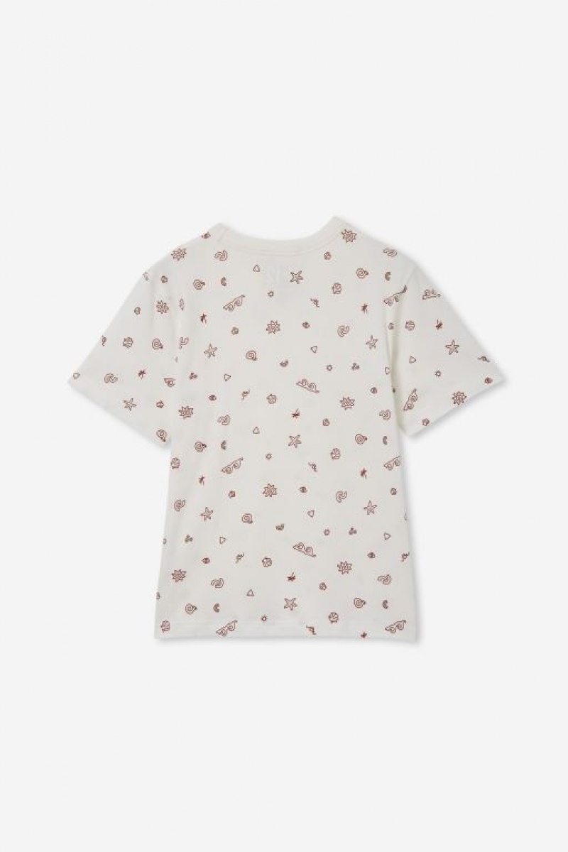 Camiseta Cotton On Jono Corta Sleeve Print Niño Amarillo Claro | UTJ1jWhf3j0