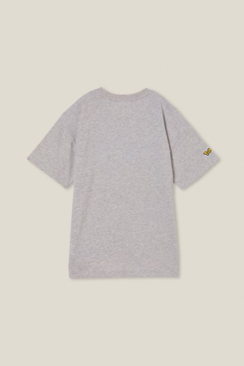 Camiseta Cotton On License Quinn Corta Sleeve Niño Gris | XyNBJEfEMZk