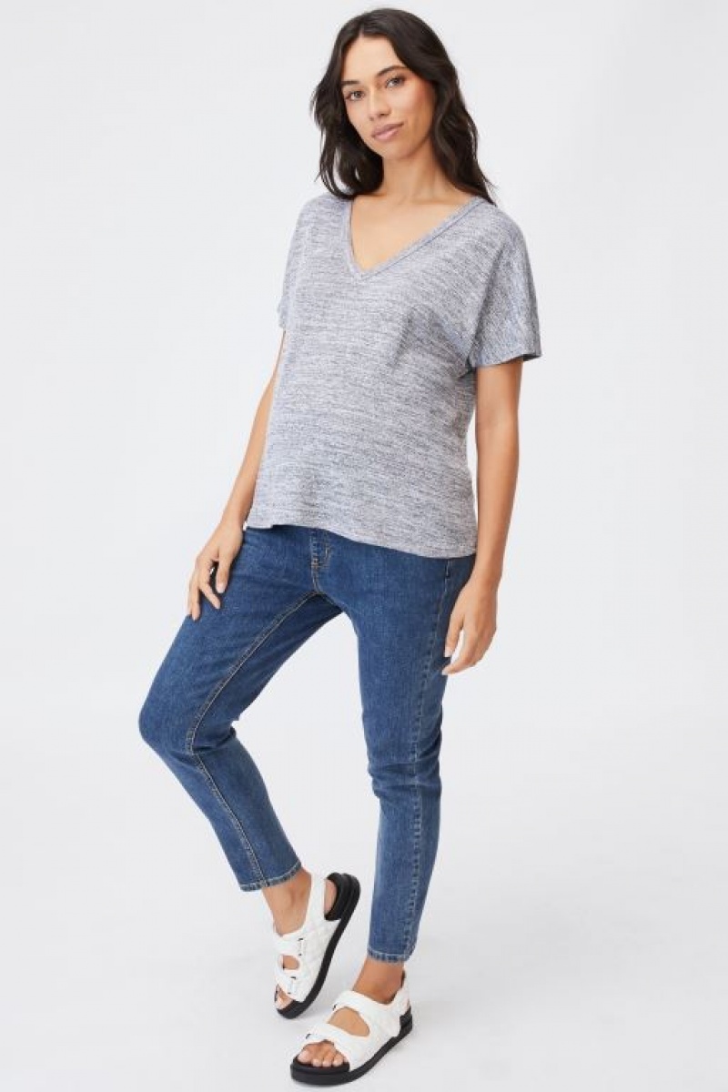 Camiseta Cotton On Maternity Karly Corta Sleeve Mujer Gris | ZxWe7gEMPL8