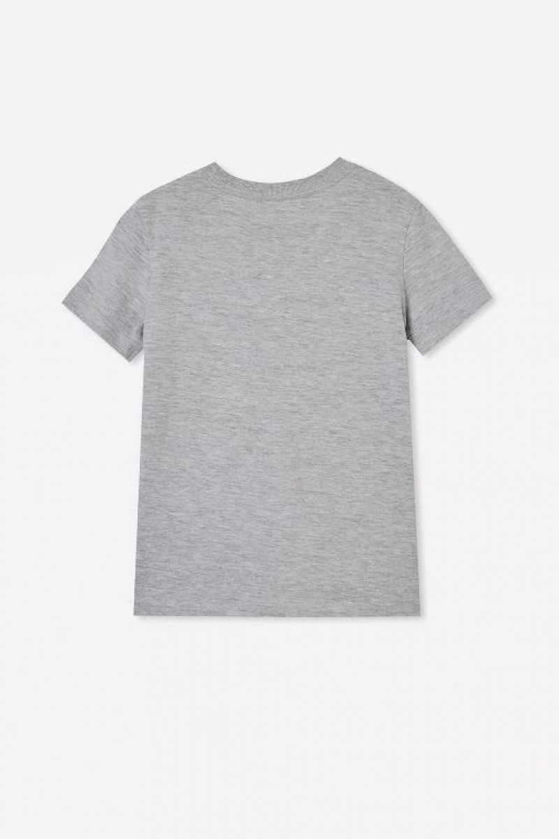 Camiseta Cotton On Max Skater Corta Sleeve Niño Gris Claro | wYX3xwicb4i