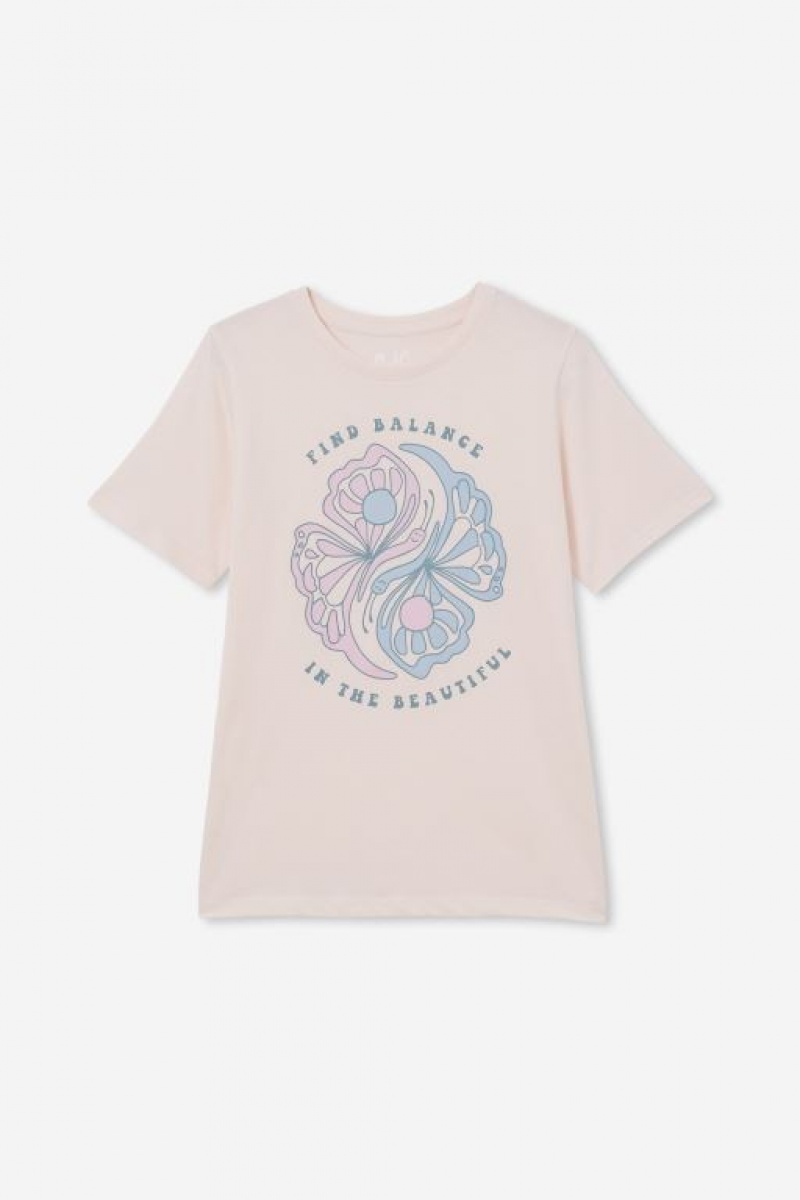 Camiseta Cotton On Penny Corta Sleeve Niña Rosas | JrOrG9MxWSi