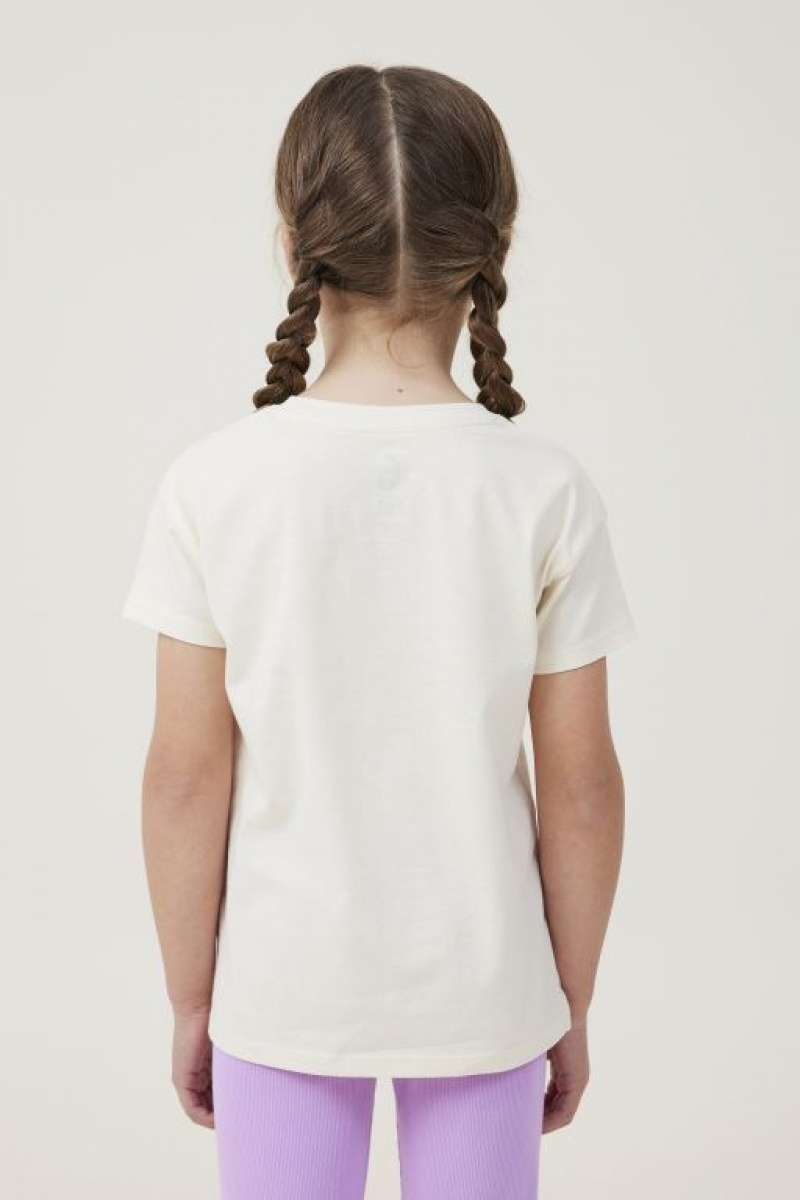 Camiseta Cotton On Pippy Corta Sleeve Niña Amarillo Claro | 7n1eqa4SrNb