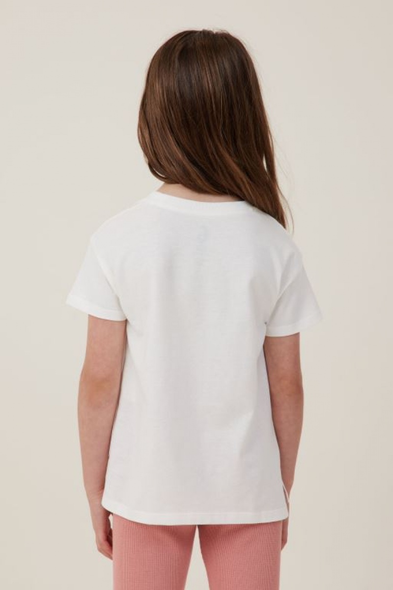 Camiseta Cotton On Poppy Corta Sleeve Print Niña Amarillo Claro Flores | S89r39dYAwq