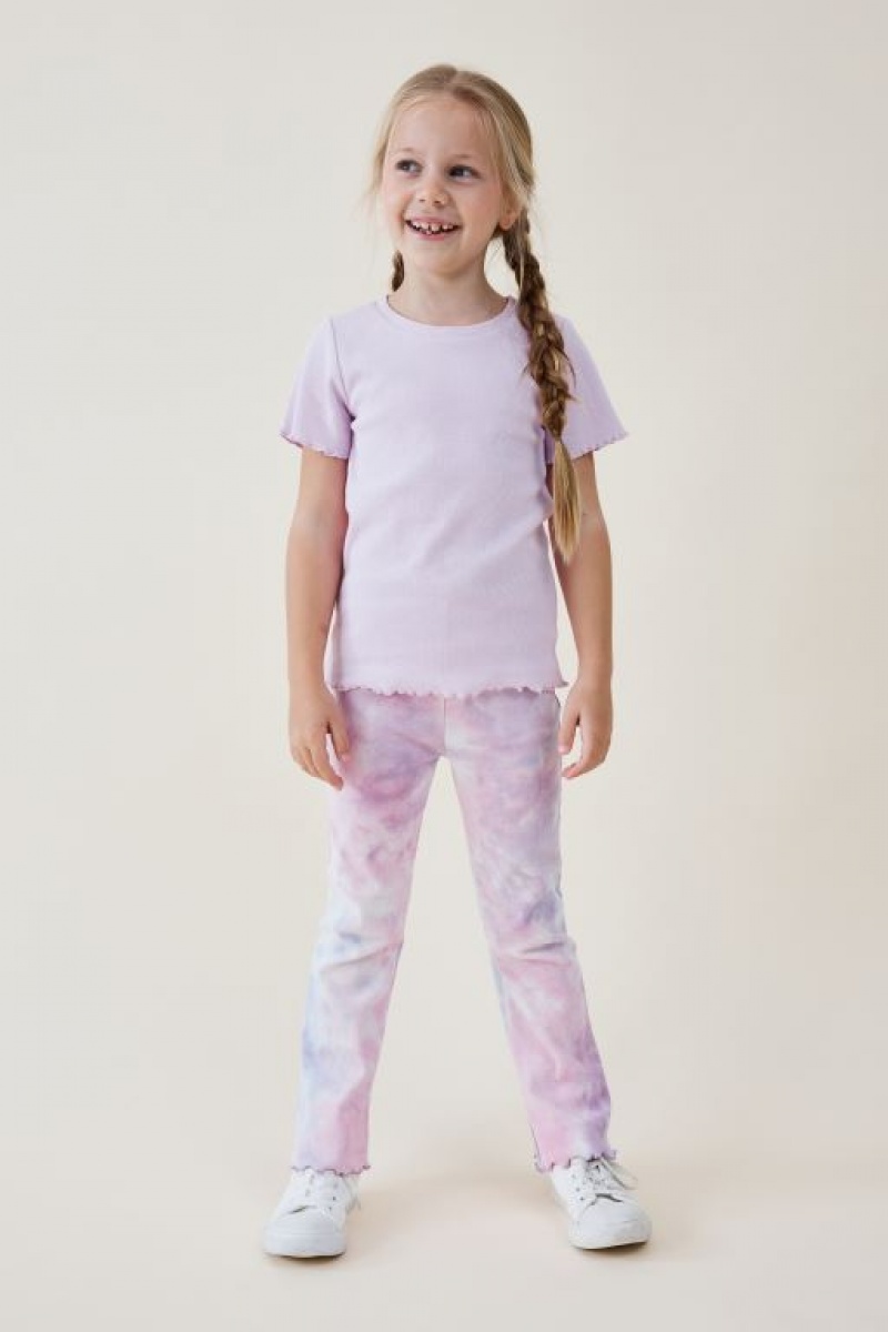 Camiseta Cotton On Raya Rib Baby Niña Moradas | veSvJAcYRPb