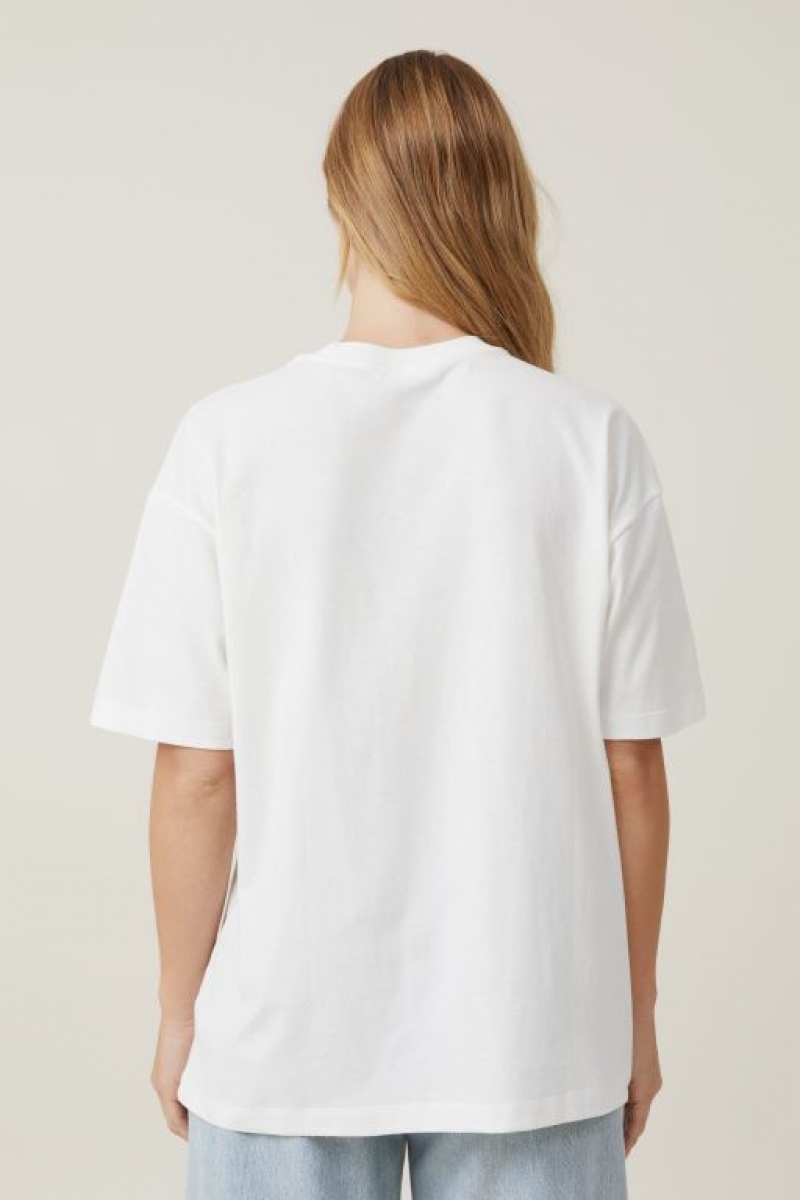 Camiseta Cotton On The Boxy Oversized Mujer Blancas | FITQ7i7Hv2J