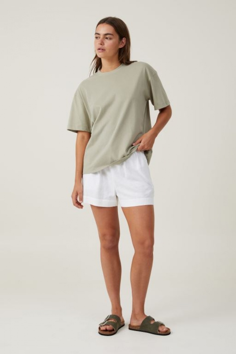 Camiseta Cotton On The Boxy Oversized Mujer Verde Oliva | amPvSpb4gUZ