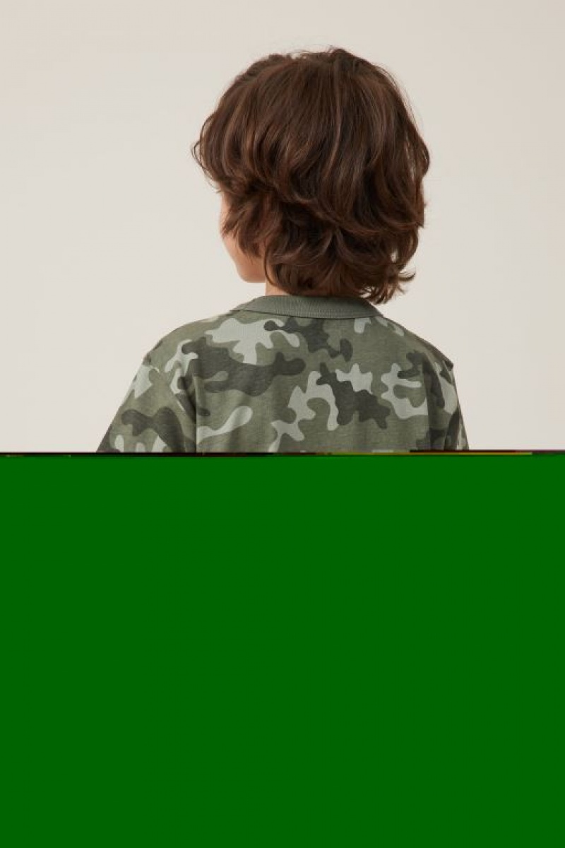 Camiseta Cotton On The Essential Corta Sleeve Niño Camuflaje | GILOfJF71Tt