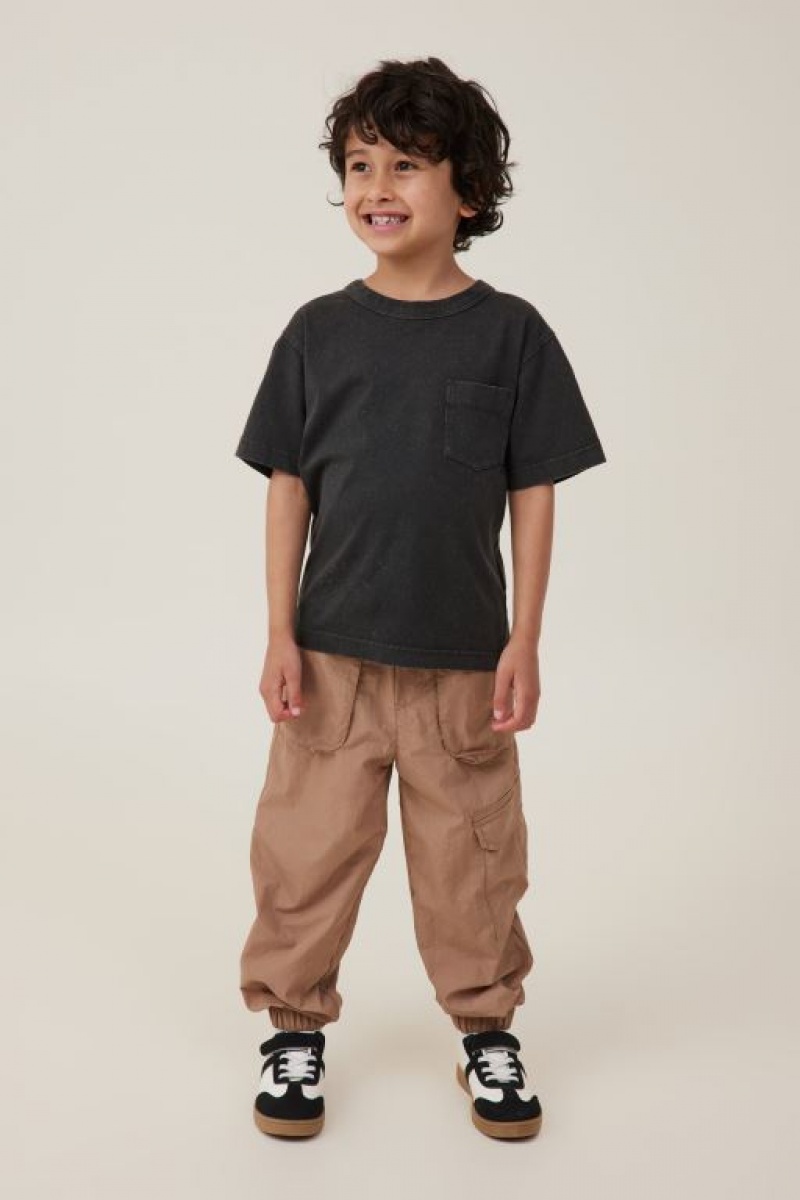 Camiseta Cotton On The Essential Corta Sleeve Niño Azules | StvED8BakmD