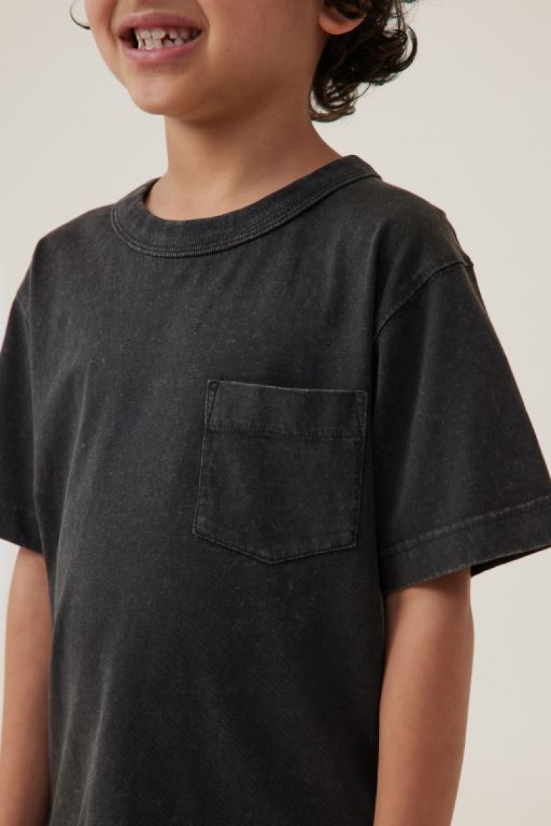 Camiseta Cotton On The Essential Corta Sleeve Niño Azules | StvED8BakmD