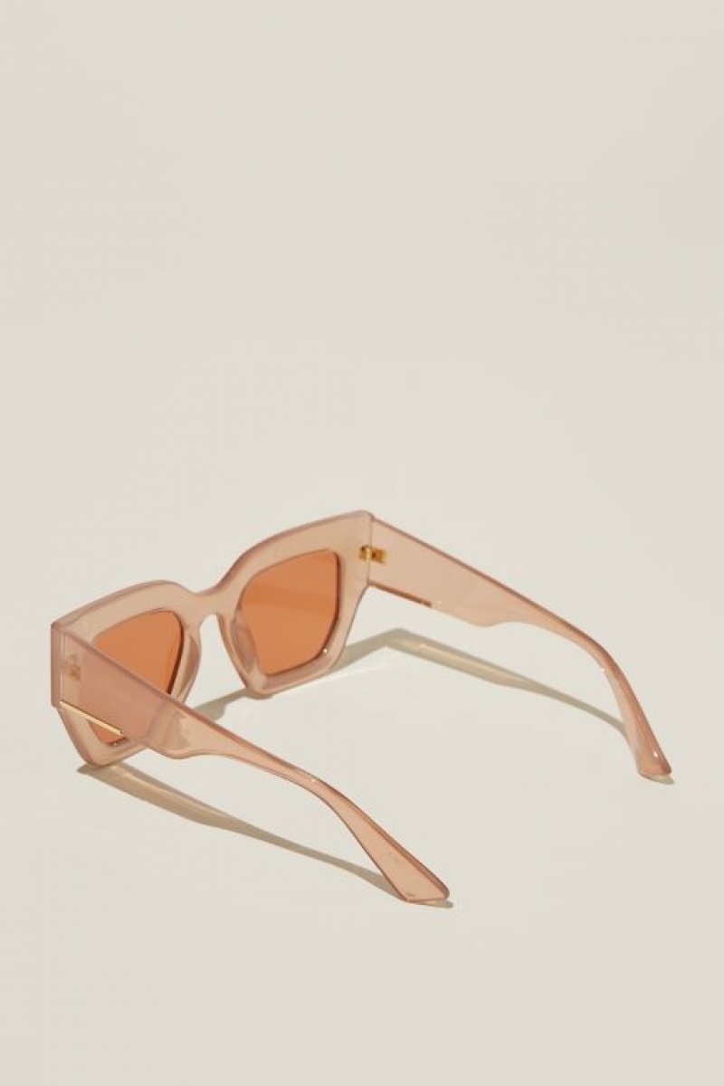 Gafas de Sol Cotton On Aubrey Oversized Mujer Gris | 9Ug5yrGdpJv