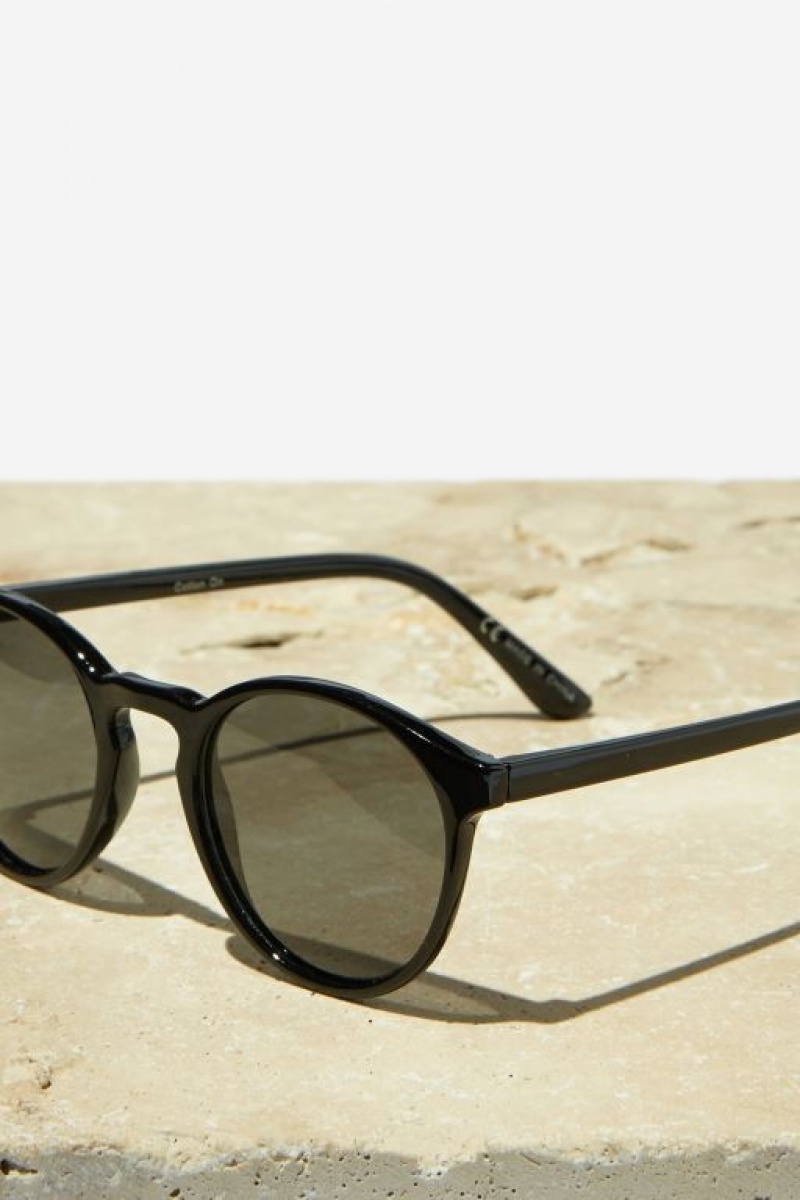 Gafas de Sol Cotton On Lorne Polarized Hombre Negras | eDsasvJULYb