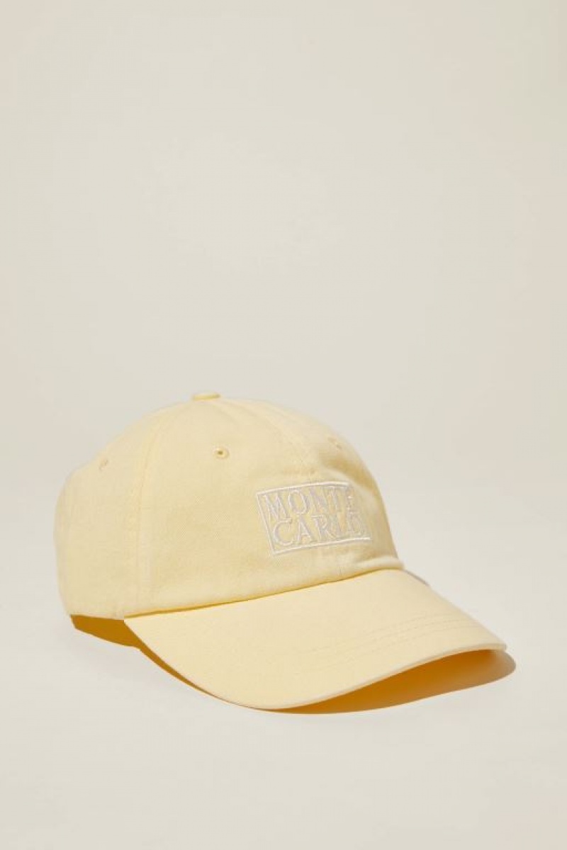 Gorras Cotton On Correa Back Dad Hombre Amarillo | nILJT19P2RL