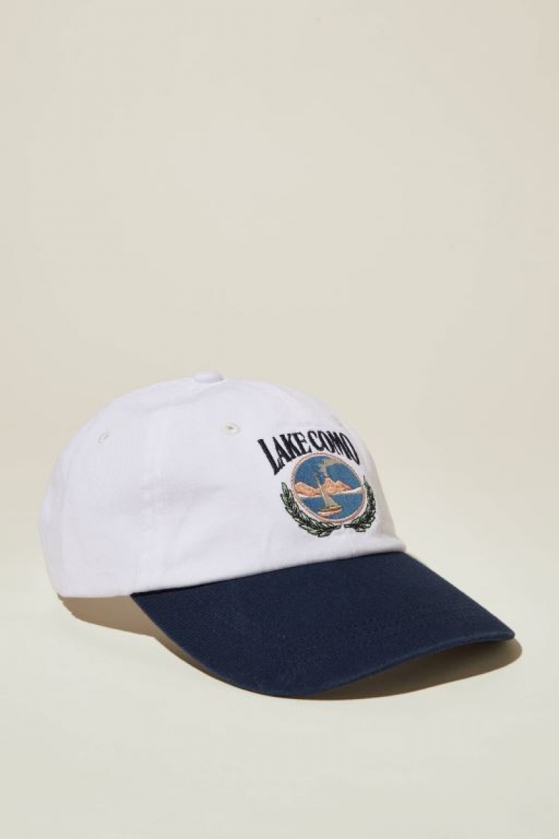 Gorras Cotton On Correa Back Dad Hombre Blancas Azul Marino | ADRaby3pSZB