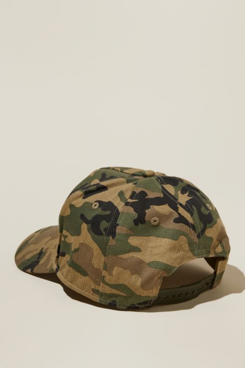 Gorras Cotton On Curved Peak Snapback Hombre Camuflaje Blancas | OckgAHWgjTi