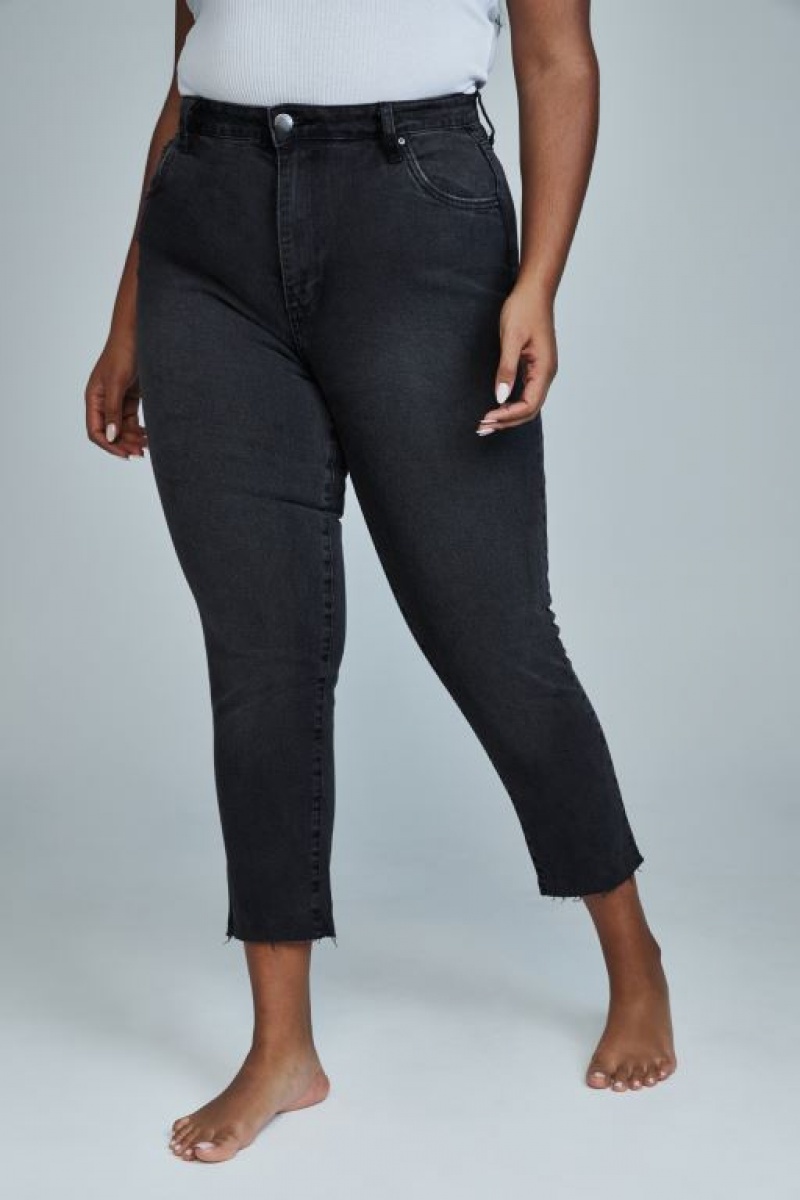 Jeans Cotton On Curve Taylor Mom Mujer Negras | kfMaEDKejKb