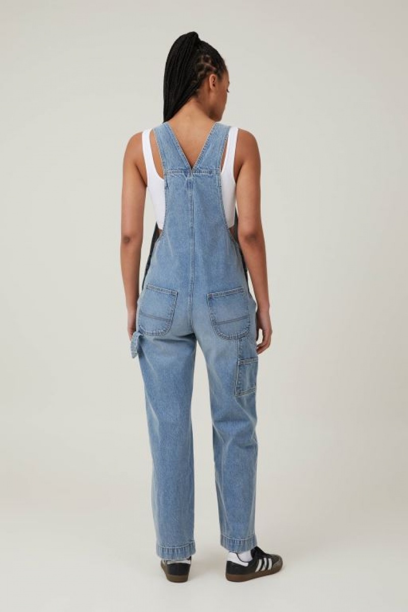 Jeans Cotton On Denim Overall Mujer Azules | FZyu3ktGPiH