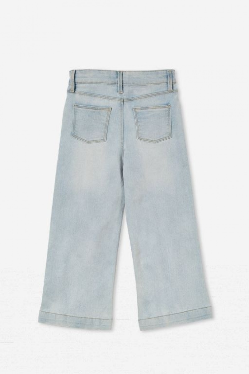 Jeans Cotton On Harper Anchos Leg Niña Azules | J2aAG3mMWHQ