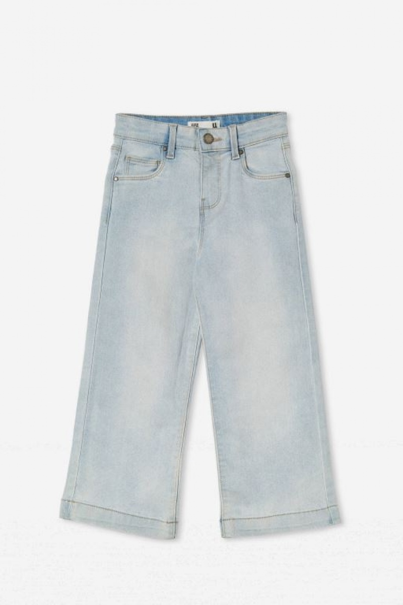 Jeans Cotton On Harper Anchos Leg Niña Azules | J2aAG3mMWHQ