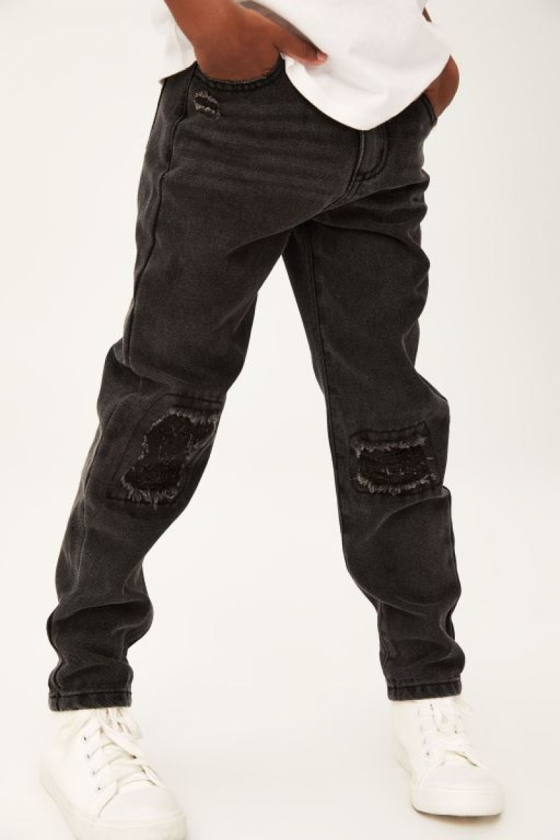 Jeans Cotton On India Mom Niña Negras Azules | TE0yyc7cL2t